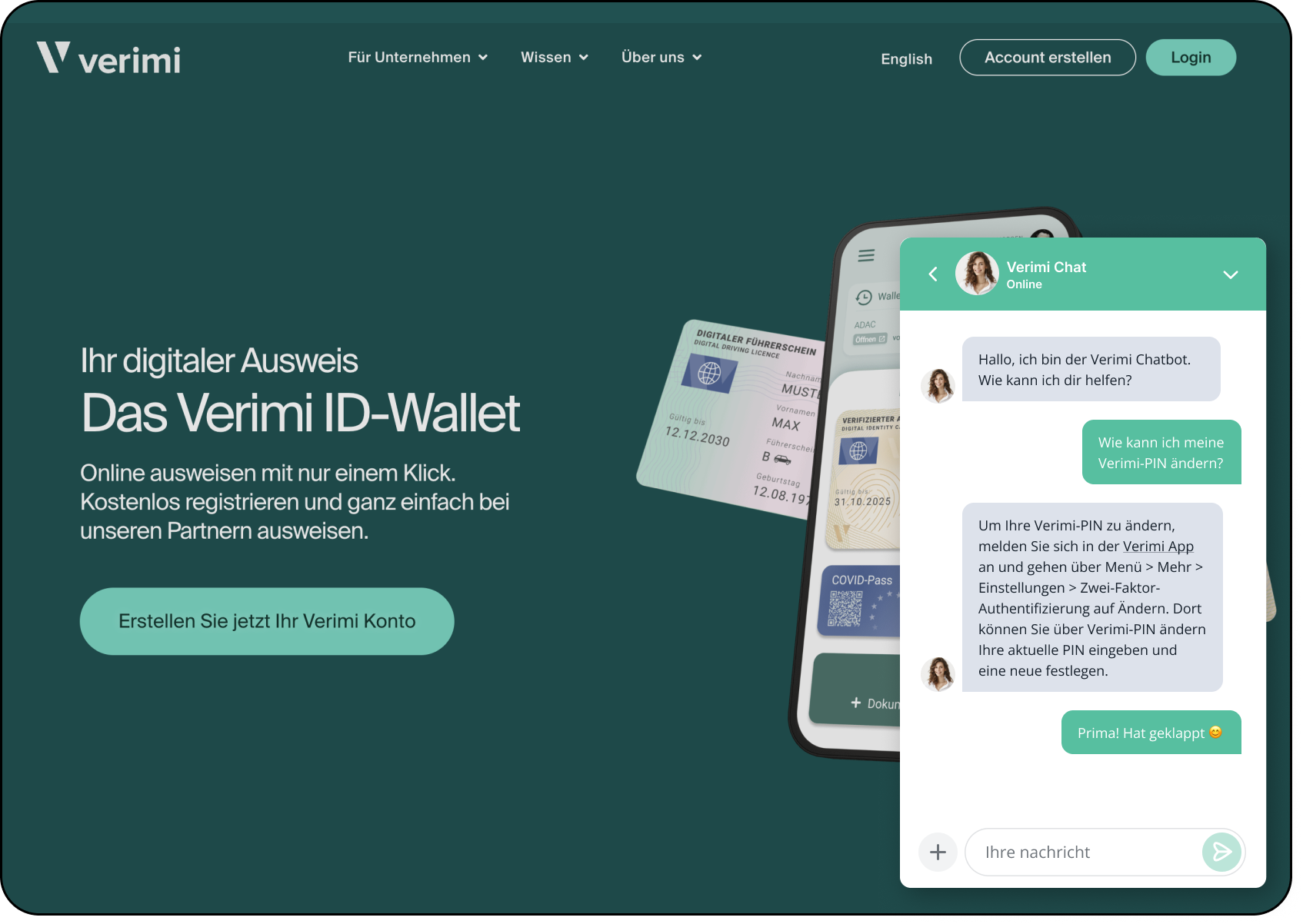 OMQ Chatbot im Einsatz bei Verimi