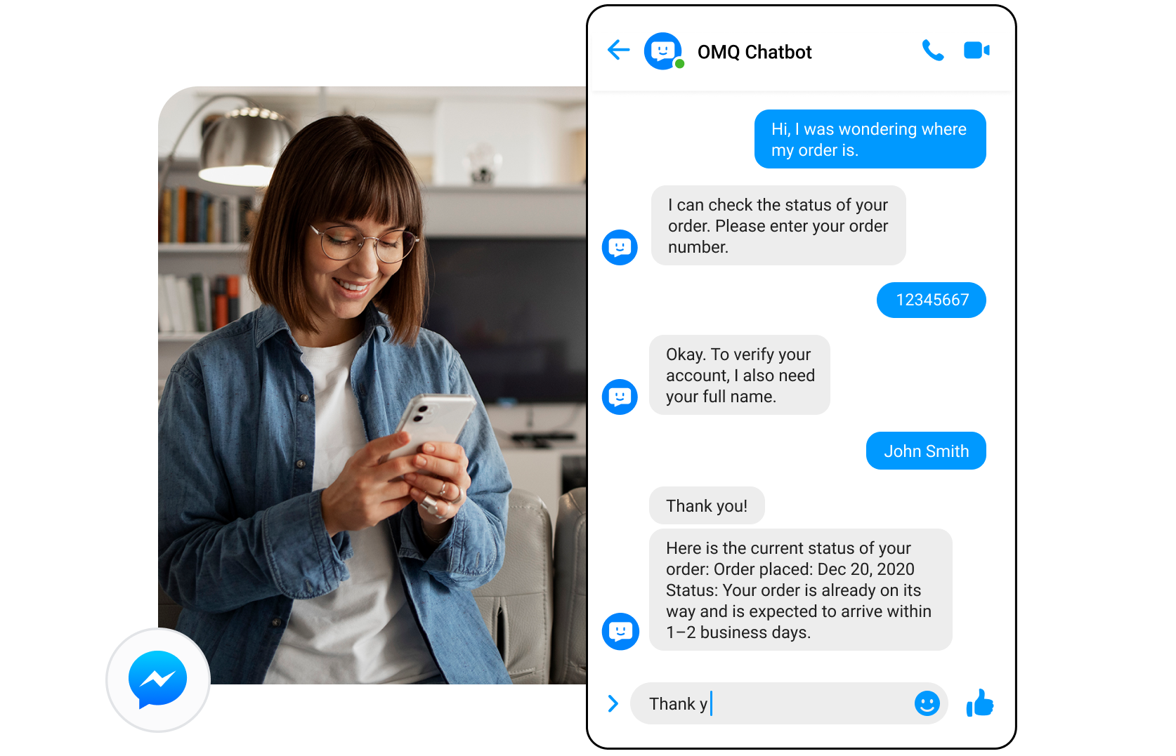 OMQ flow – Facebook Messenger