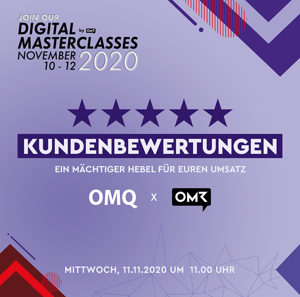 OMQ Masterclass - Kundenbewertungen für mehr Umsatz