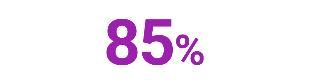 85%