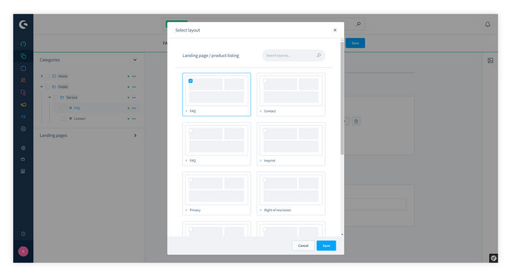 Shopware 6 - edit content