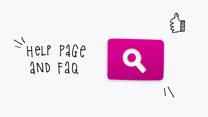 Help Page und FAQs