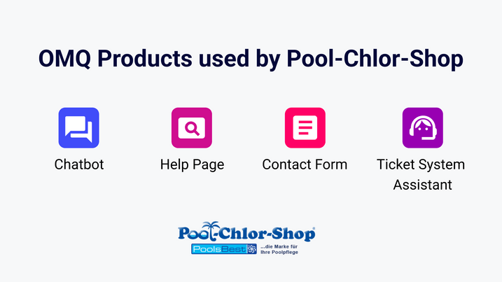 OMQ products in use at Pool Chlor Shop