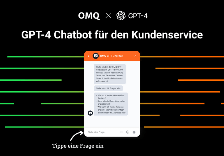 Der neue OMQ GPT Chatbot auf GPT-4 / ChatGPT Level